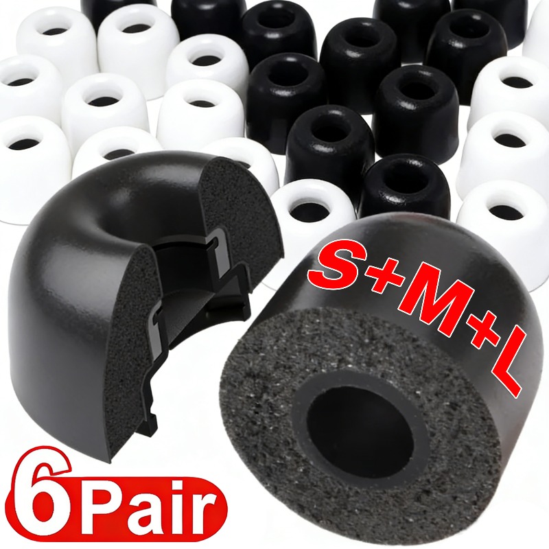 6-3Pairs For Samsung Galaxy Bu - Earphone Foam Tip avis et prix