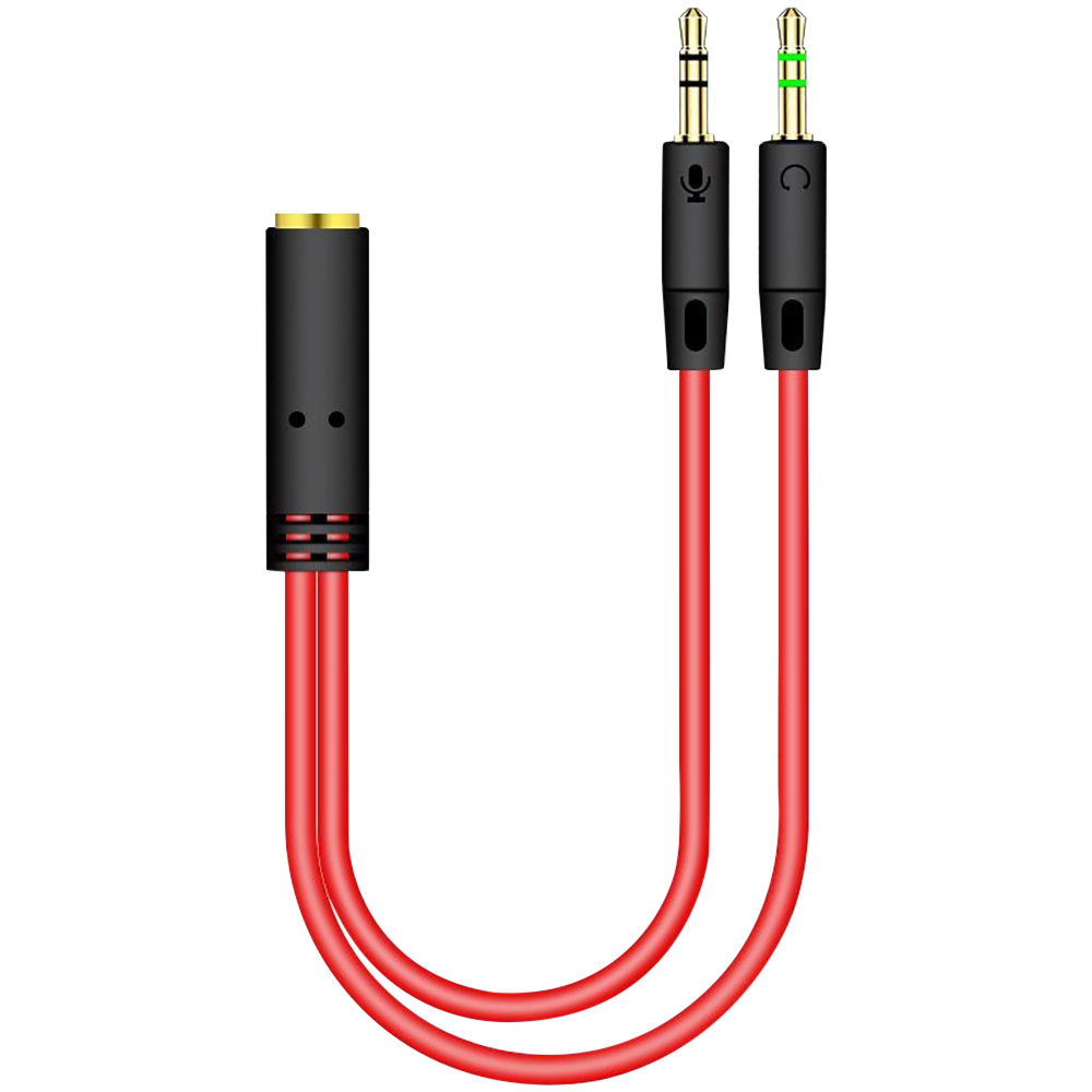 3.5mm Jack 2 Male To 1 Female  - Earphone Splitter Jack avis et prix