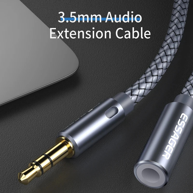 Essager 3.5mm Audio Aux Cable  - Earphone Splitter Jack avis et prix