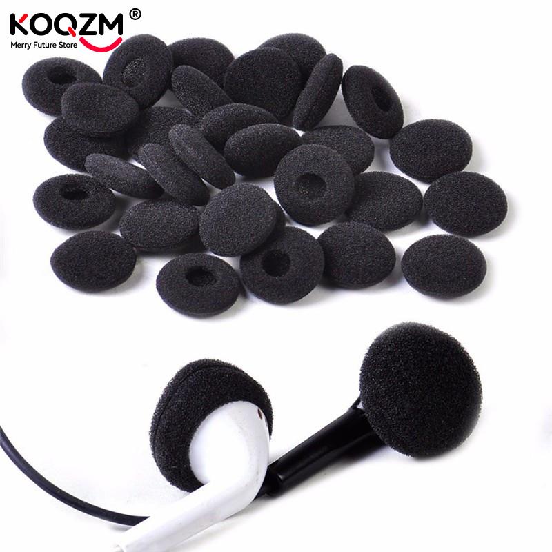 30pcs Sponge Covers Tips Black - Earphone Foam Tip avis et prix