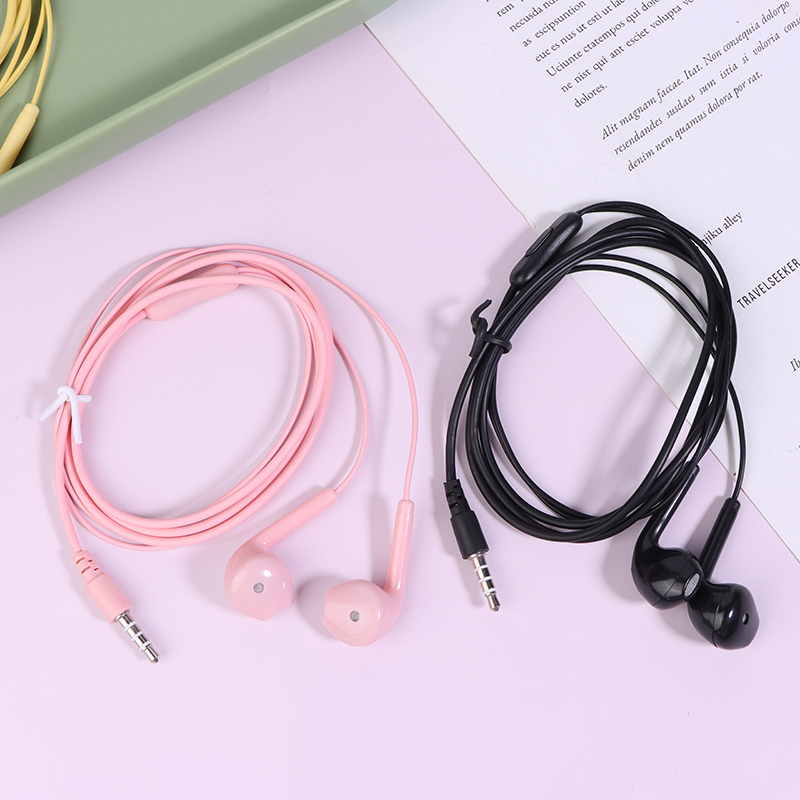 U19 Smooth Surface Wired Earph - Wired Earphone Mic avis et prix