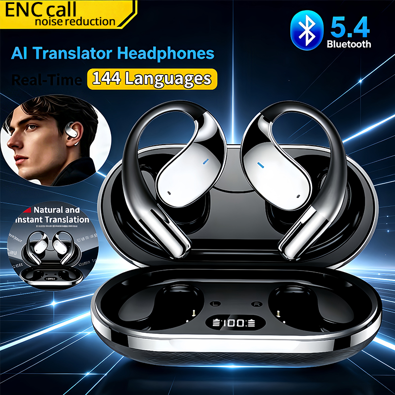 2026 New AI Translation Earbud - Bluetooth Headset On Ear avis et prix