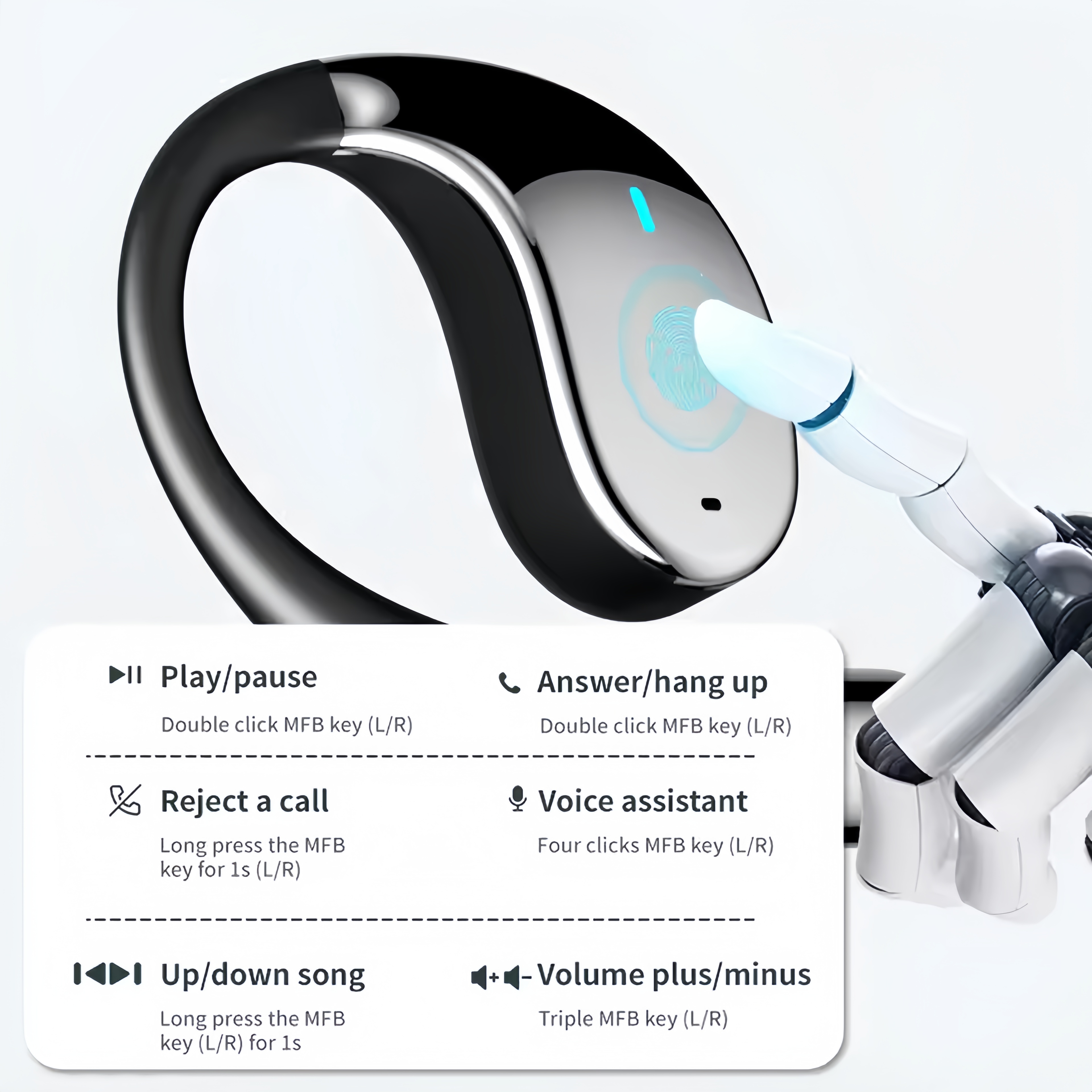 2026 New AI Translation Earbud - Bluetooth Headset On Ear avis et prix