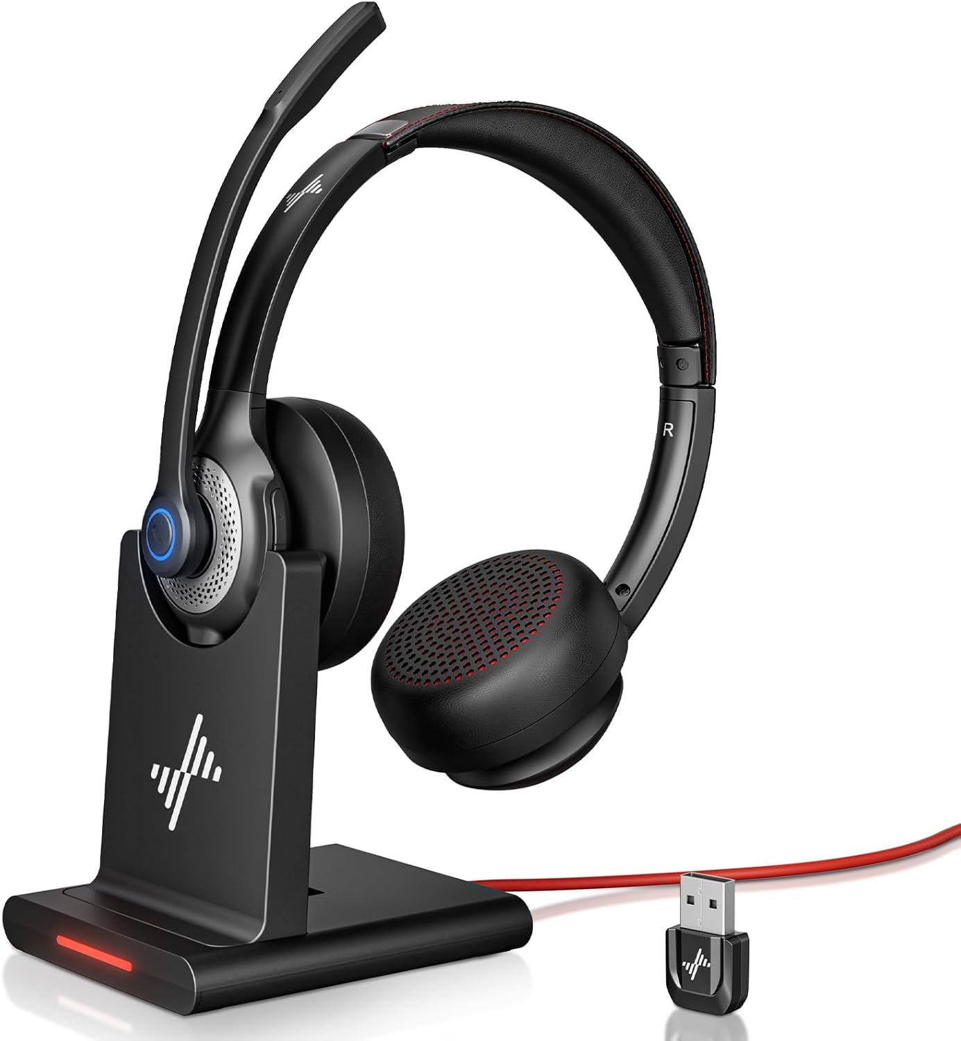 Bluetooth 5.2 Headset with Mic - Bluetooth Headset On Ear avis et prix