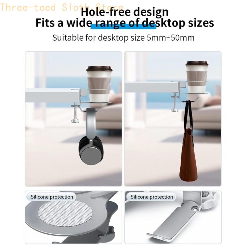 Desk Mount Aluminum Cup Organi - Headphone Stand Desk avis et prix