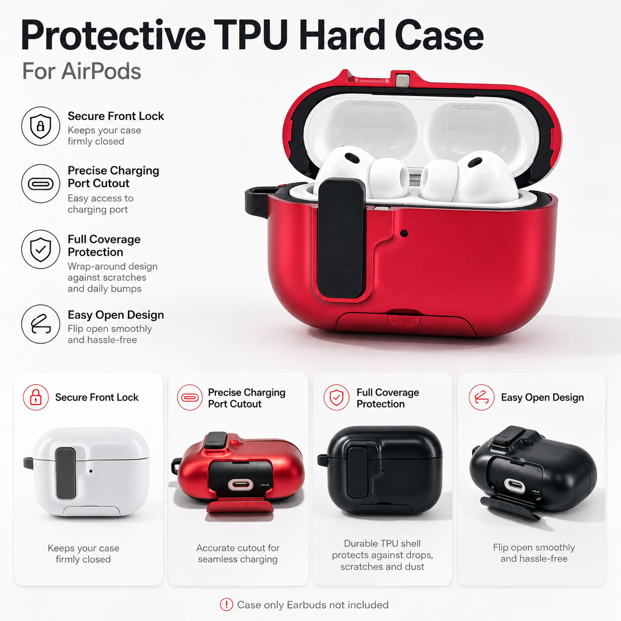 For AirPods Hard Case for Pro3 - Headphone Case Hard avis et prix