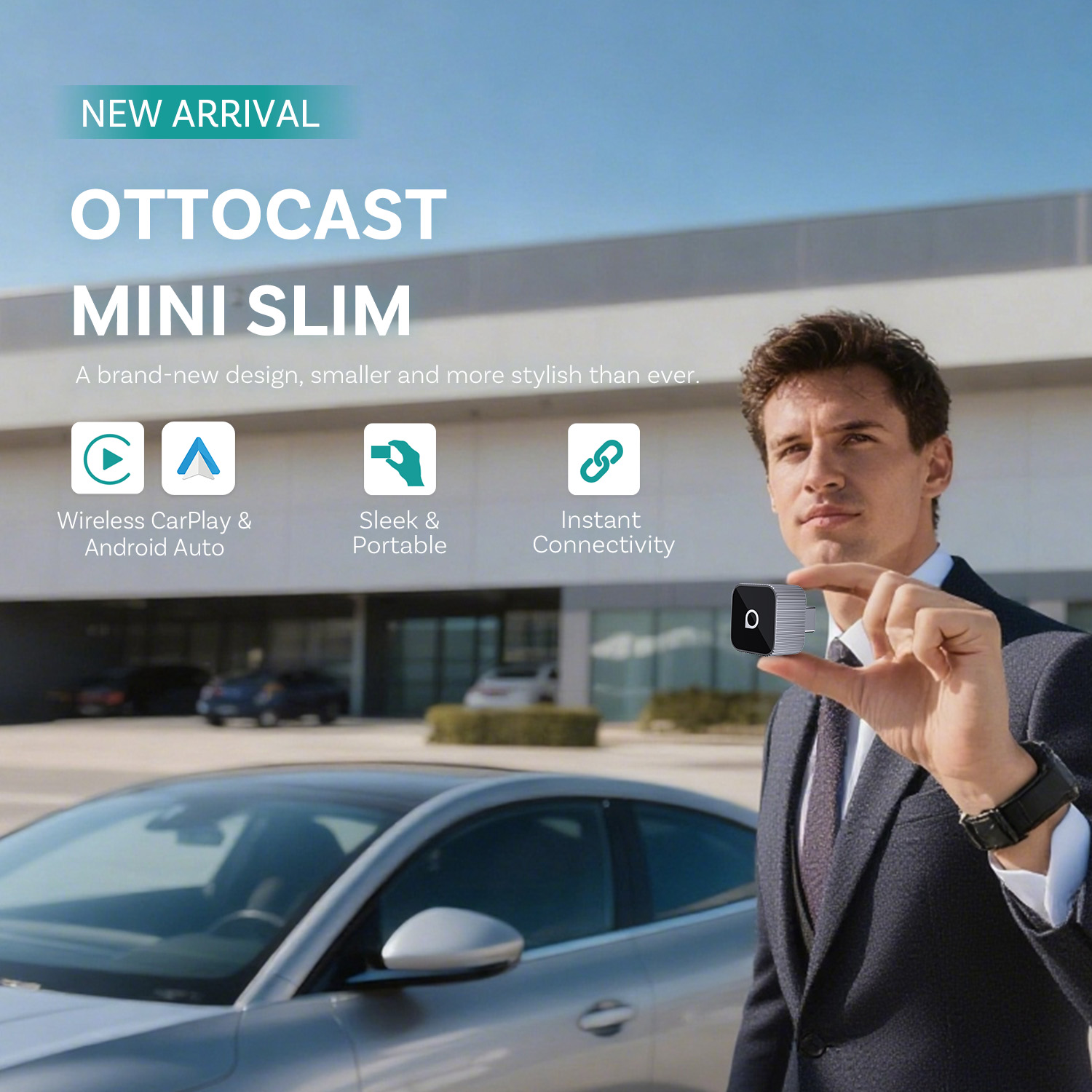 Ottocast Mini Slim Wireless Ca - Bluetooth Adapter Receiver avis et prix