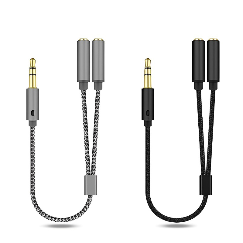 3.5mm Audio Splitter Y Jack 1  - Earphone Splitter Jack avis et prix