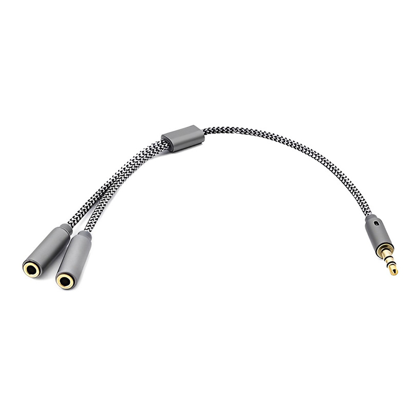 3.5mm Audio Splitter Y Jack 1  - Earphone Splitter Jack avis et prix