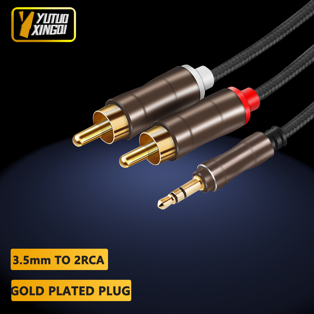 3.5 mm To 2RCA Double Lotus Au - Cable Extension 3.5 avis et prix